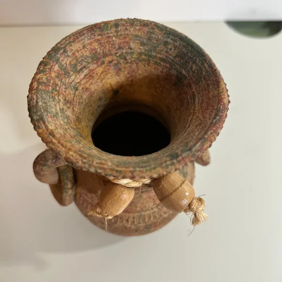 Vintage Unbranded Vase, pottery Home‎ Decor, 5 inches, Brown - Picture 7 of 10